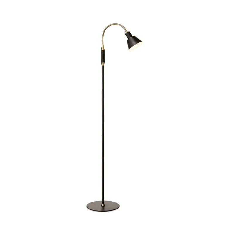 Space Gulvlampe 1-Arm LED Black Antique