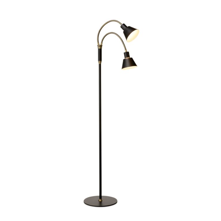 Space Gulvlampe 2-Arm LED Black Antique