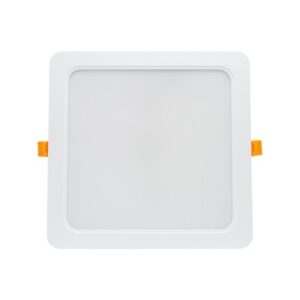 Spectrum 24W LED indbygningspanel - Hul: 19,5 x 19,5 cm, Mål: 22 x 22 cm, 230V, IP54 udendørs