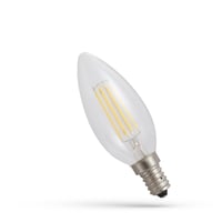 Spectrum 4W LED pære, C35, kultråd, E14, 1800K