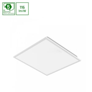Spectrum 60x60 bagbelyst LED panel - 40W, IP40, hvid kant