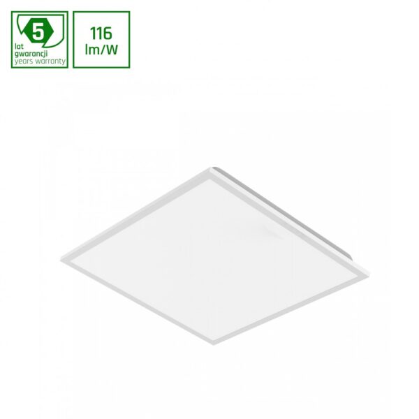 Spectrum 60x60 bagbelyst LED panel - 40W, IP40, hvid kant
