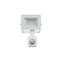 Spectrum LED projektør med PIR-sensor, 10W, 750 lumen, 3000K, IP44, hvid