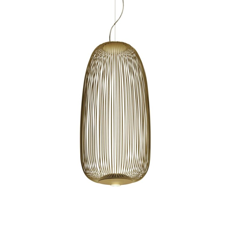 Spokes 1 Pendel med LED Guld