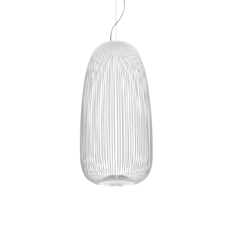Spokes 1 Pendel med LED Hvid