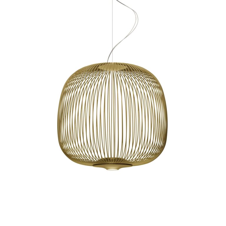 Spokes 2 Midi Pendel med LED Guld