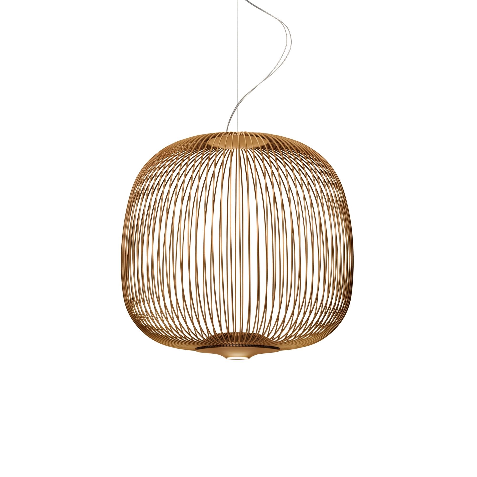 Spokes 2 Midi Pendel med LED Kobber