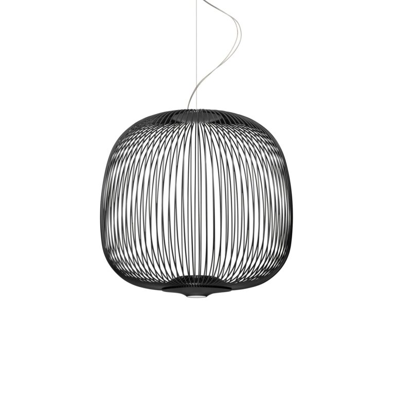 Spokes 2 Midi Pendel med LED Sort