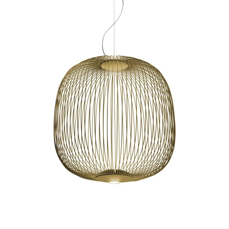 Spokes 2 Pendel med LED Guld