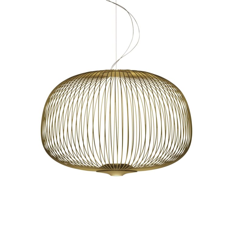 Spokes 3 Pendel med LED Guld
