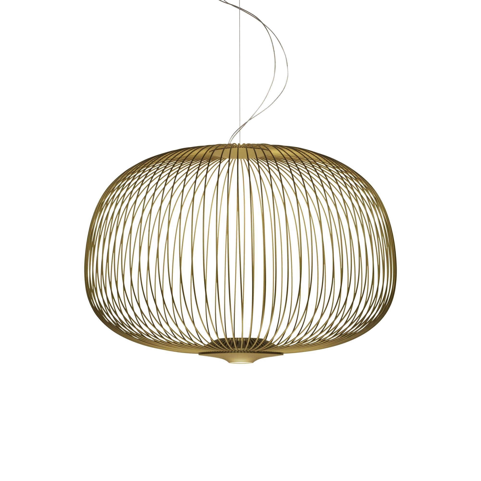 Spokes 3 Pendel med LED Guld