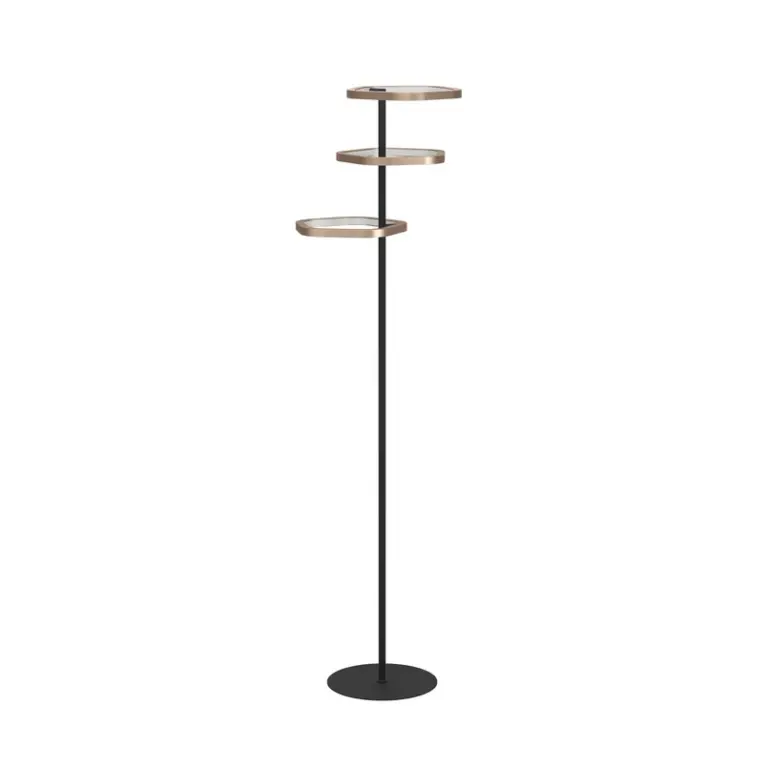 Stars of Light - Estrella LED-gulvlampe bronze/sort 160 cm
