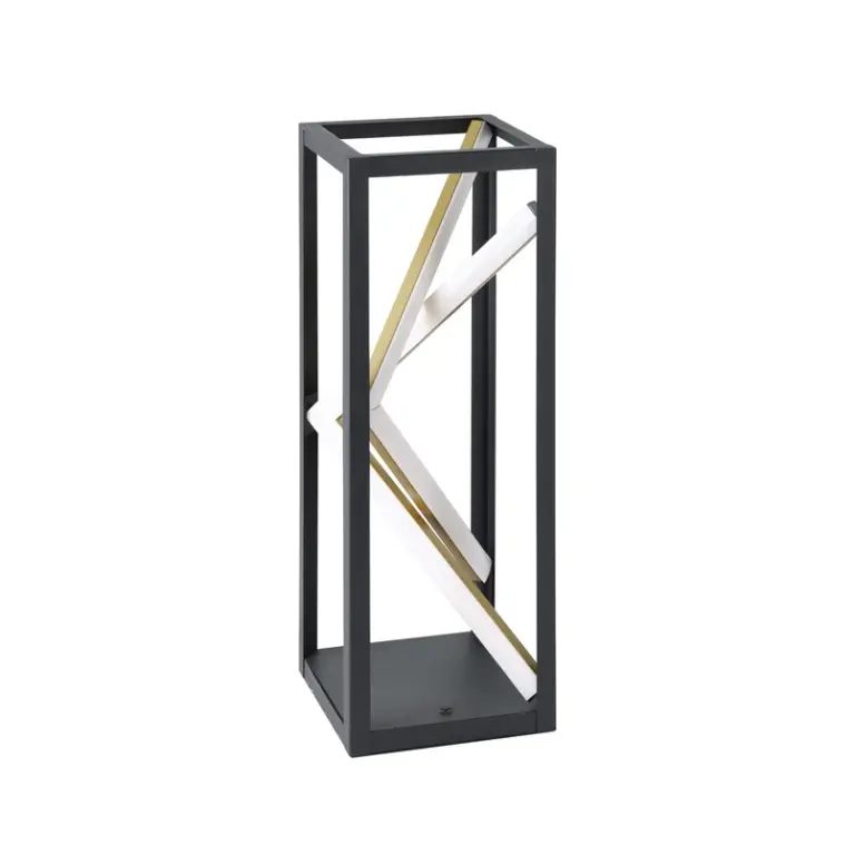 Stars of Light - Penela LED-bordlampe sort/guld 43 cm CCT