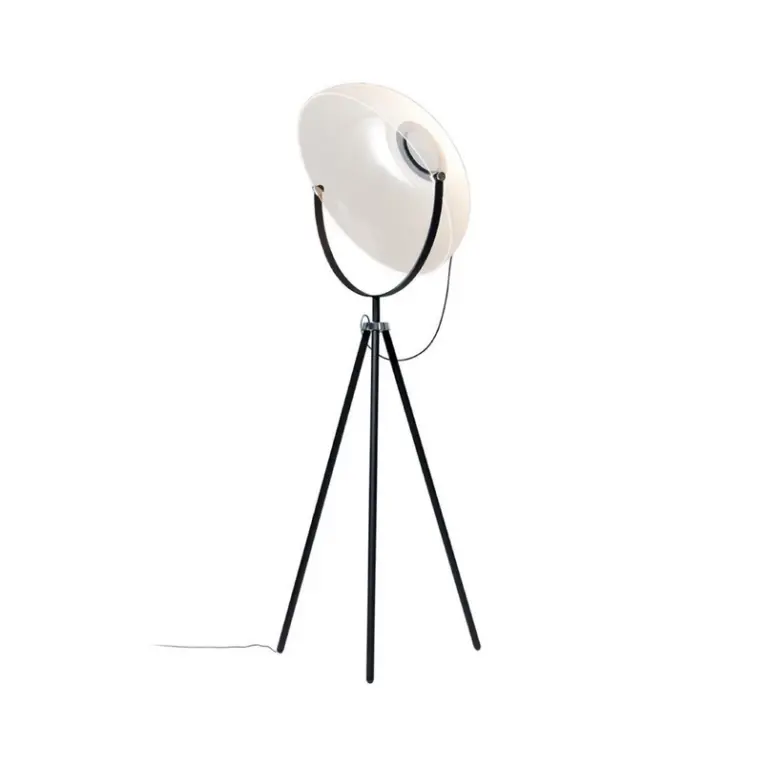 Stilnovo - Demi Moon LED-gulvlampe, sort, højde 196 cm