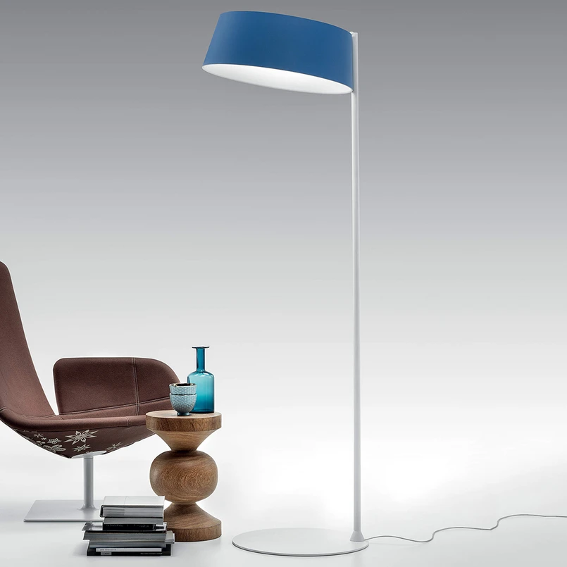 Stilnovo - Oxygen FL2 LED-gulvlampe, azurblå, højde 194 cm