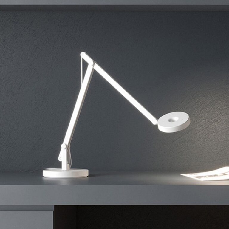 String Mini T1 LED-bordlampe, hvid, dæmpbar, CCT - Rotaliana String T1 Mini DTW - Kontor / arbejdsværelse - Design - Metal - Med én lyskilde