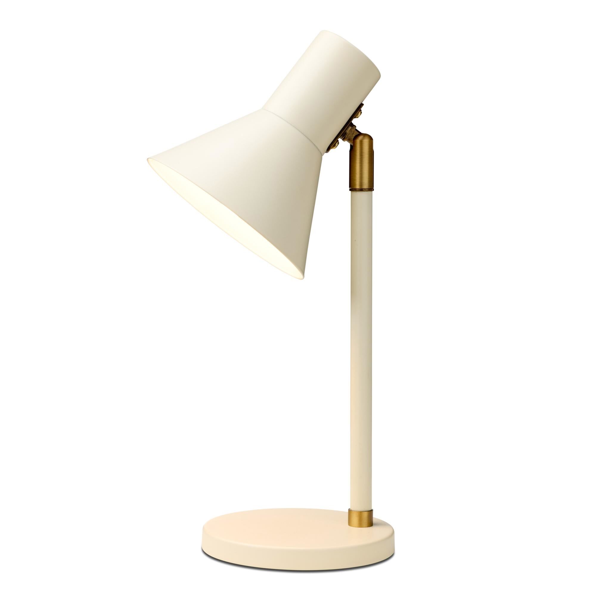 Style Bordlampe Creme Antique