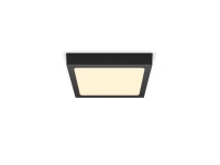 Surface LED panel PHILIPS MAGNEOS, 12W, 2700K, 1150lm, black, 21 x 21 x h2.8 cm