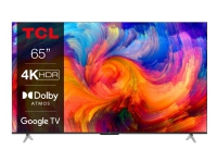 TCL 65P638 - 65 Diagonal klasse (64.5 til at se) - P638 Series LED-bagbelyst LCD TV - Smart TV - Google TV - 4K UHD (2160p) 3840 x 2160 - HDR - mørk sølv