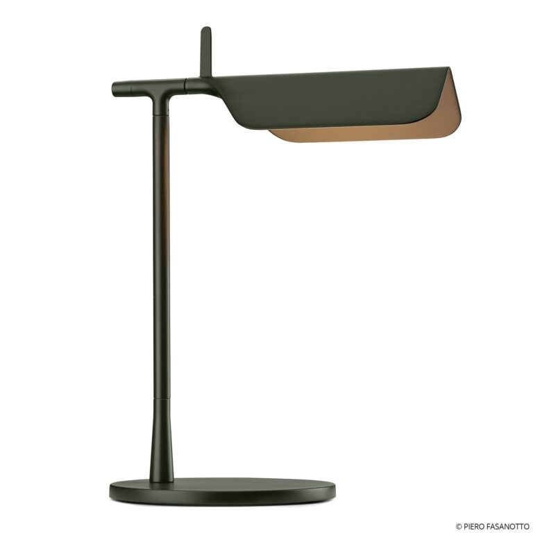 Tab T LED bordlampe Matt Dark Green FLOS - Stue - Design - Metal - Med én lyskilde