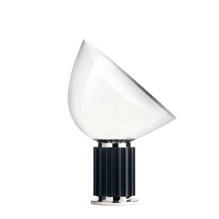 Taccia Bordlampe Akrylskærm LED Sort - Flos