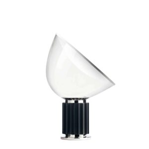 Taccia Bordlampe Glasskærm LED Sort - Flos