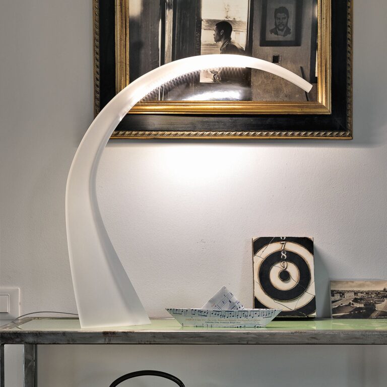 Taj Mini LED-bordlampe med krystal - Kartell - Stue - Design - Plastik - Rund