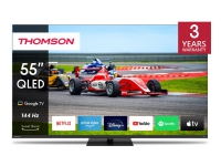 Thomson 55QG7C14 - 55 Diagonal klasse LED-bagbelyst LCD TV - QLED Pro - Smart TV - Google TV - 4K UHD (2160p) 3840 x 2160 - HDR - Direct LED, Quantum Dot - sort