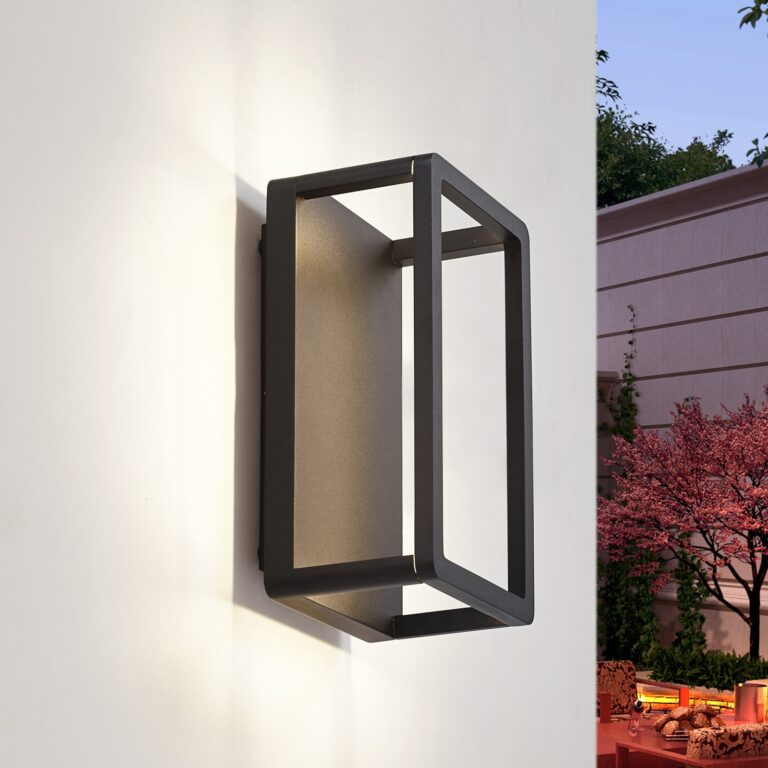 Thorvid LED Udendørs Væglampe H26 Sort - Lucande - Moderne - Aluminium - Kantet