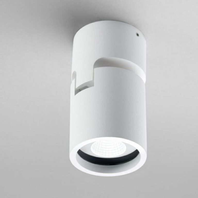 Tip 2 LED 3000K Loftlampe Hvid LIGHT-POINT - Stue - Aluminium