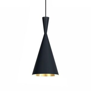 Tom Dixon Beat Pendel Tall Sort LED