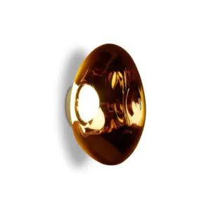 Tom Dixon - Melt Surface LED Væglampe Gold