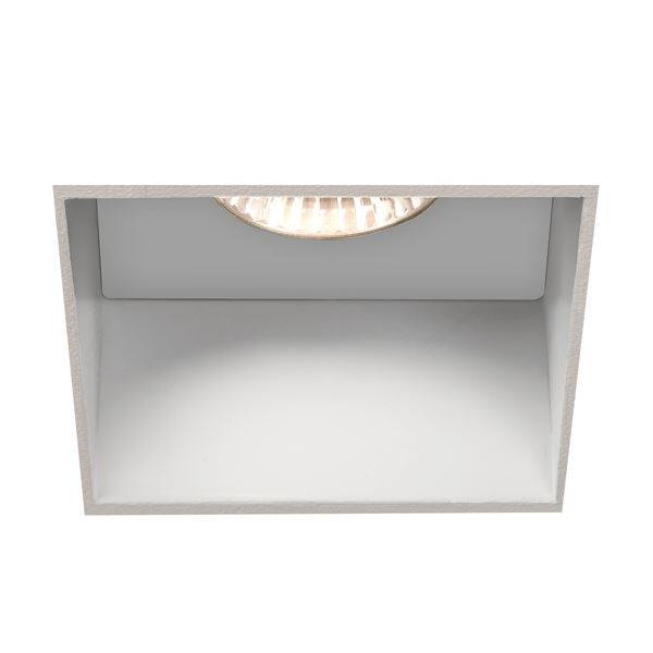 Trimless Square Fixed Spot Hvid