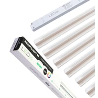 Troldtekt LED skinnest, 6x60cm, planforsnket, fjernbetjening, dmpbar, 19W, 4000K, 1900lm - Akustilight