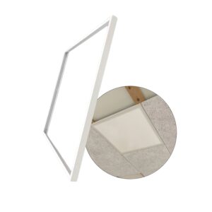 Troldtektramme til LED Panel 60x60 - 25mm - Perfect Fit - Hvid