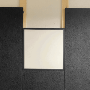Troldtektramme til LED Panel 60x60 - 25mm - Perfect Fit - Sort