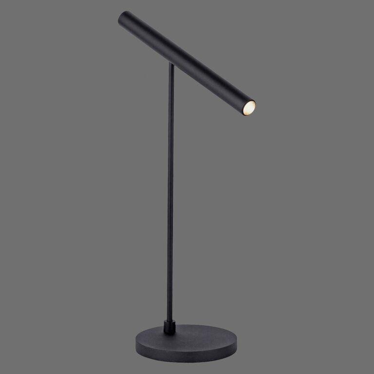 Tutua LED-bordlampe, lysdæmper med sensor, sort – PURE Pure Tutua - Stue - Moderne - Metal - Med én lyskilde
