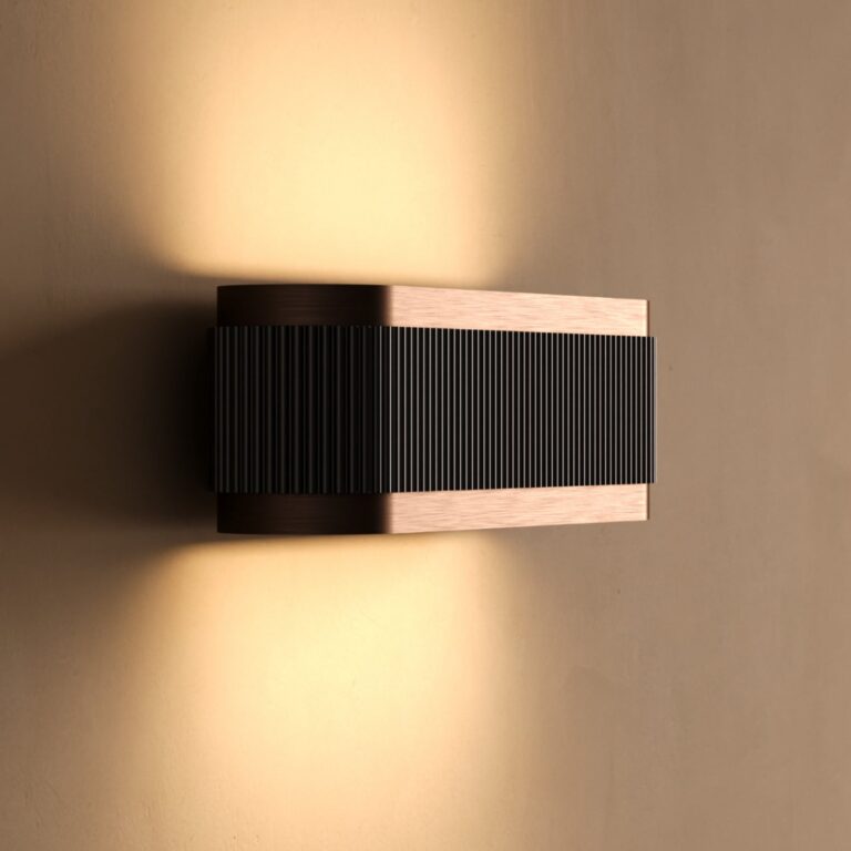 Twist W1 Switch Tune LED-væglampe, rosaguld – LIGHT-POINT - Entré - Moderne - Aluminium - Med én lyskilde