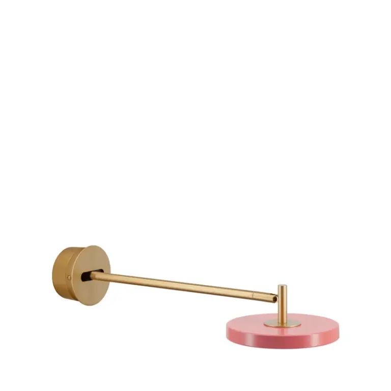 UMAGE - Asteria Long LED-væglampe, rosé/messing, fast tilslutning