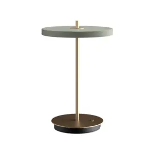 UMAGE - Asteria Move LED-batteridrevet bordlampe oliven/messing 31 cm