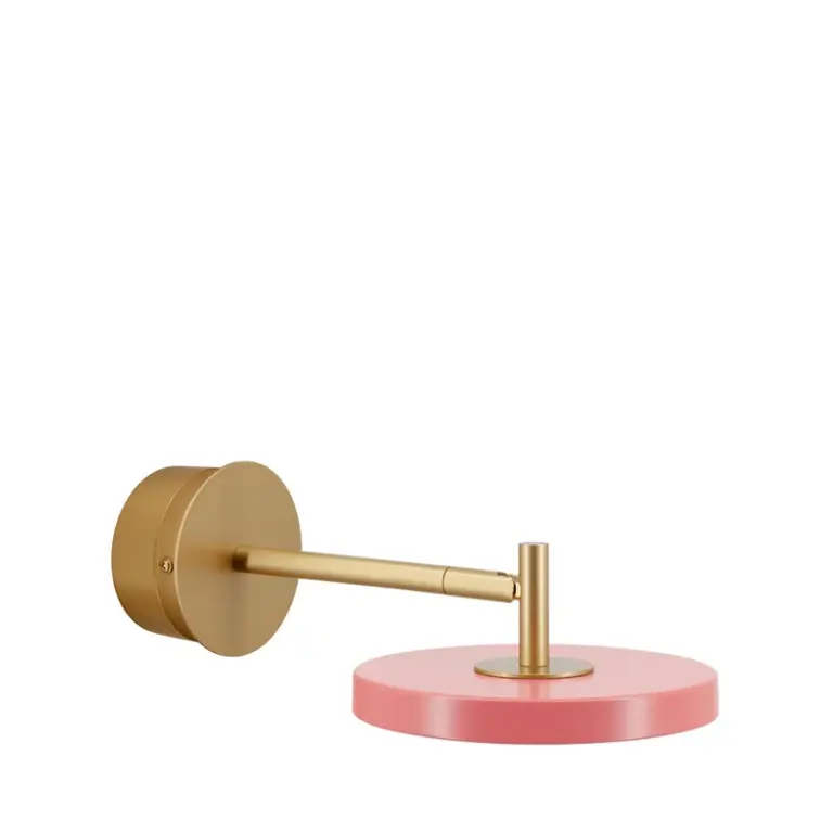 UMAGE - Asteria Short LED-væglampe, rosé/messing, fastmonteret