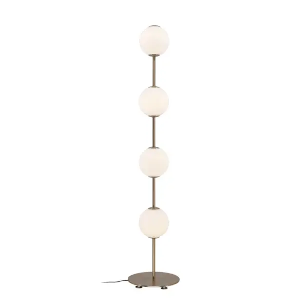 UMAGE - Audrey LED-gulvlampe, messingfarvet, 128 cm, 4 lyskilder