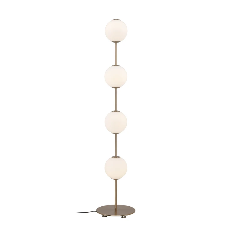UMAGE - Audrey LED-gulvlampe, messingfarvet, 128 cm, 4 lyskilder
