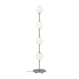 UMAGE - Audrey LED-gulvlampe, stålfarvet Højde 128 cm 4 lyskilder