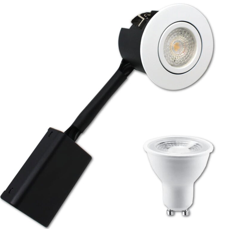 Udendørs Spot I PRIMA - Mat. Hvid - Samsung Gu10 - 230V (Ikke-Dæmpbar)