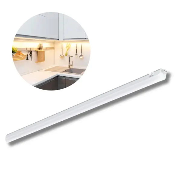 Underskabsarmatur - 12w - 90cm - 1200lm - CCT - Hvid