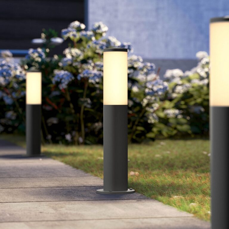Utrecht sokkellampe E27 antracit - Philips - Metal - Med én lyskilde