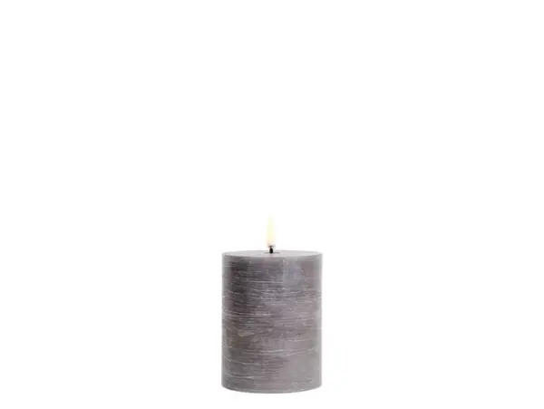 Uyuni Lighting - Bloklys LED 7,8x10,1 cm Rustic Grey