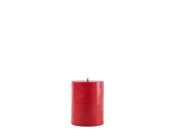 Uyuni Lighting - Bloklys LED 7,8x10,1 cm Rustic Red