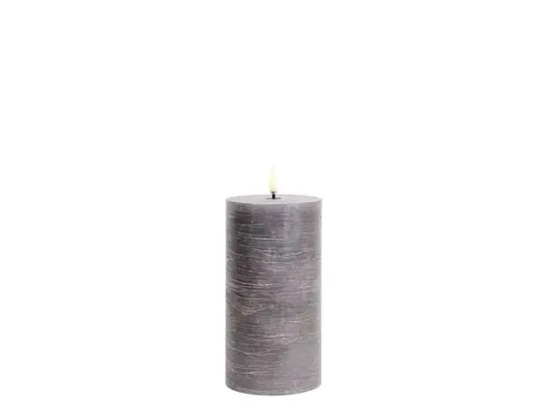 Uyuni Lighting - Bloklys LED 7,8x15,2 cm Rustic Grey